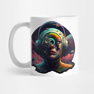 Astronaut|Trippy|Dark| Mug